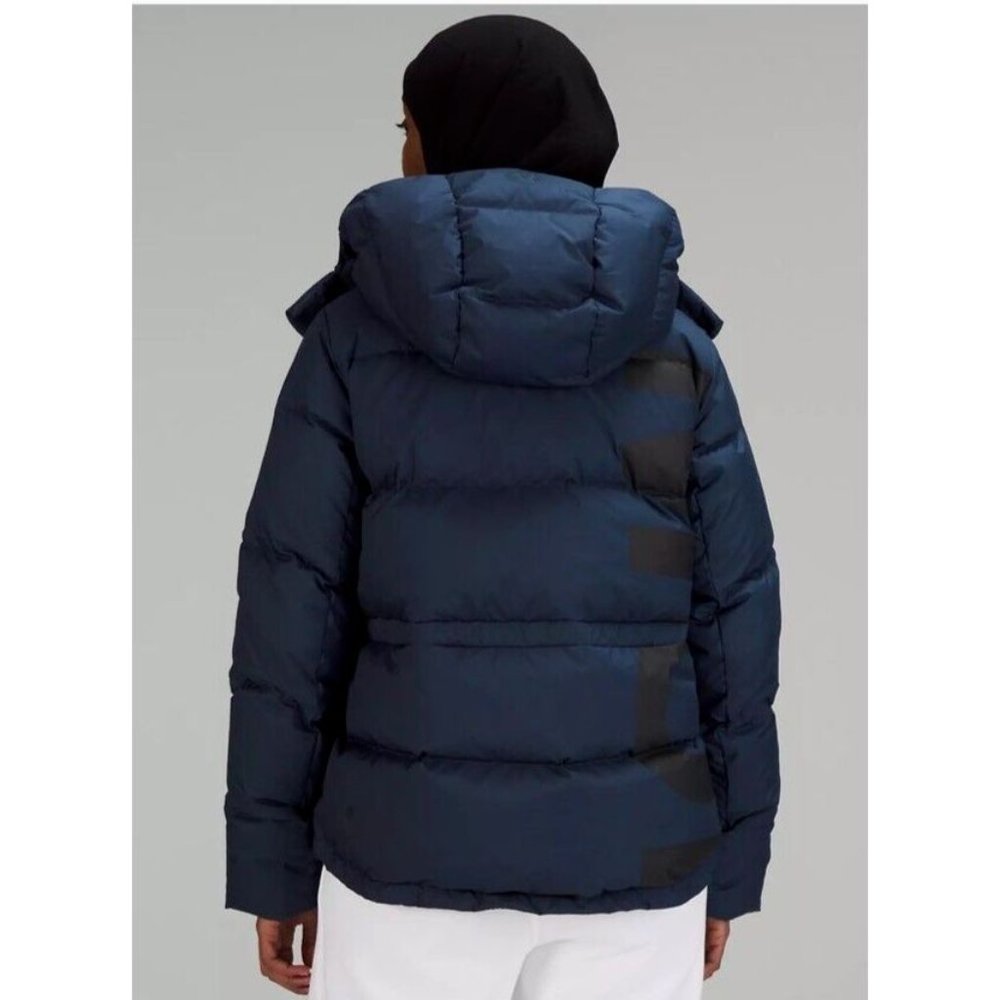 NWT Lululemon Wunder Puff Jacket *WORDMARK True Navy Size 10